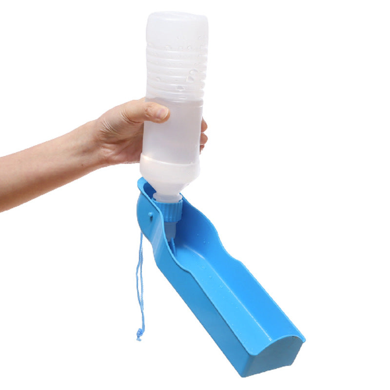 Botella de agua plegable de 500ml para Mascotas