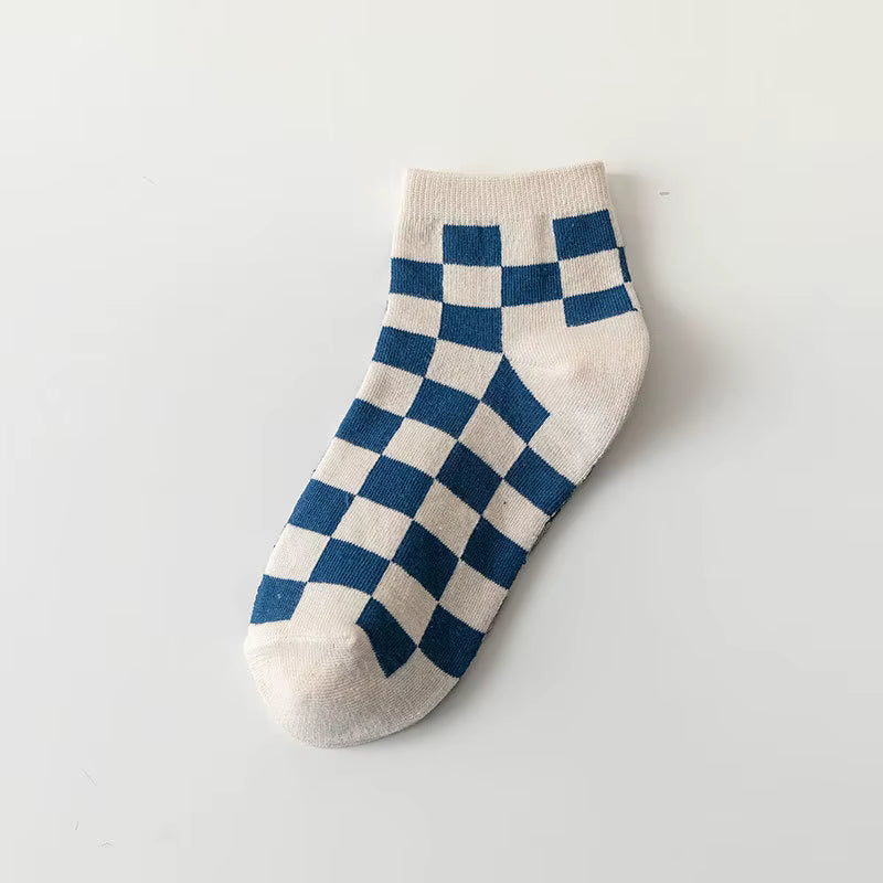 Medias con Diseño de Tablero de Ajedrez