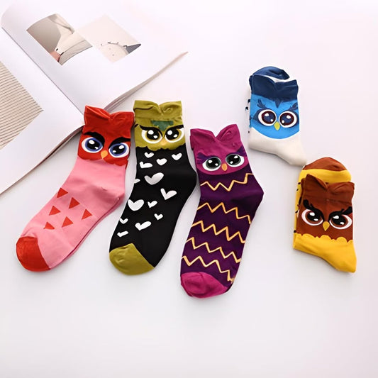 Medias con Diseño de Búho