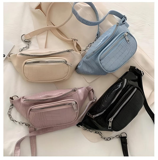 Riñonera Multiuso con Diseño Relieve para Dama