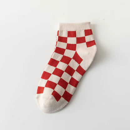 Medias con Diseño de Tablero de Ajedrez