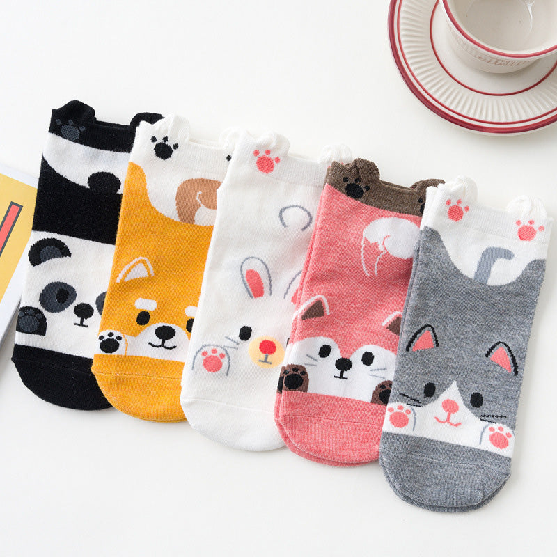Medias Cute con Diseño de Animales
