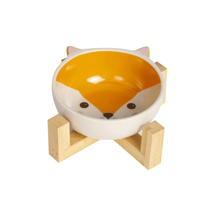 Bowl de cerámica con Soporte para Mascotas