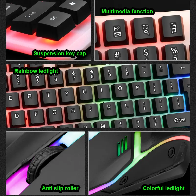 Set de Teclado y Mouse Gamer