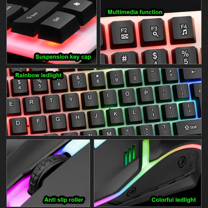 Set de Teclado y Mouse Gamer