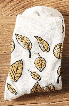 Medias con Diseño de Otoño