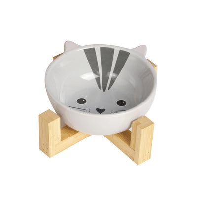 Bowl de cerámica con Soporte para Mascotas