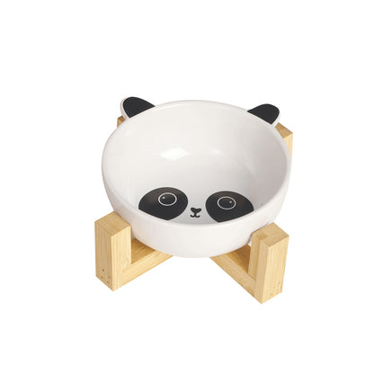Bowl de cerámica con Soporte para Mascotas