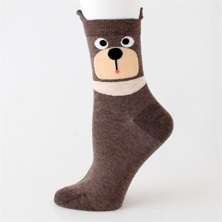 Medias Altas con Diseño de Animales
