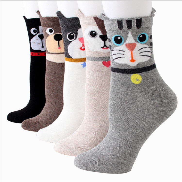 Medias Altas con Diseño de Animales