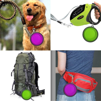 Bowl de Silicona Plegable para Mascotas