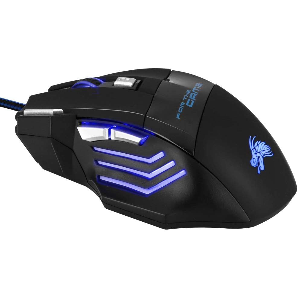 Mouse Gamer con Diseño de Dragón