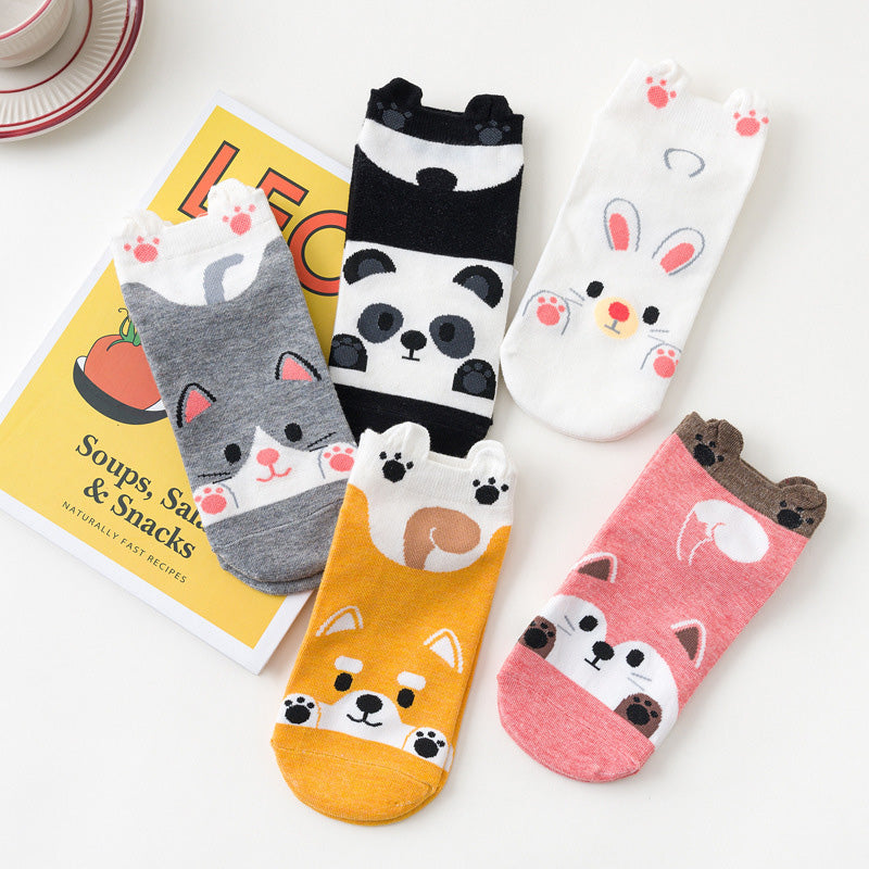 Medias Cute con Diseño de Animales