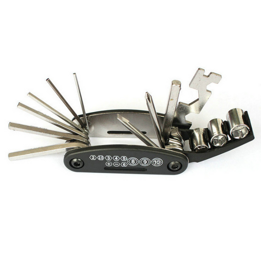 Herramienta de Reparación para Bicicleta 16 en 1