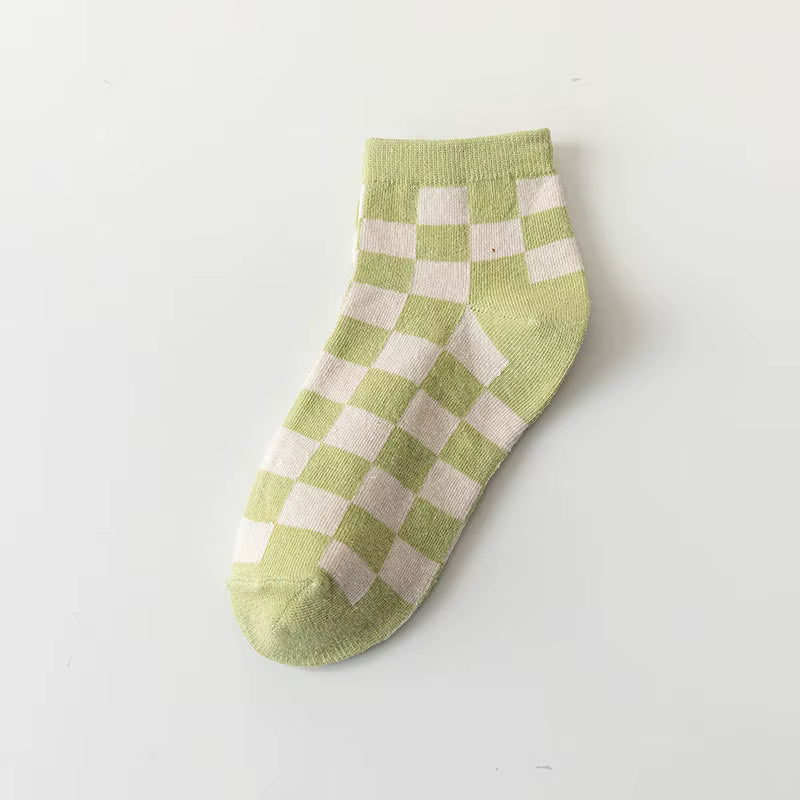 Medias con Diseño de Tablero de Ajedrez