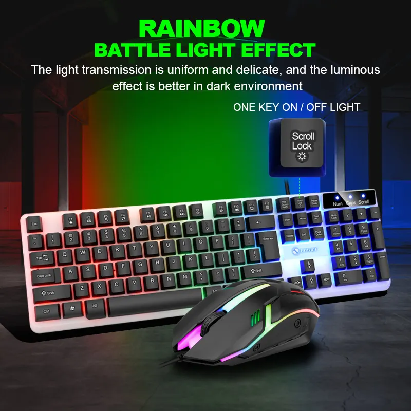 Set de Teclado y Mouse Gamer