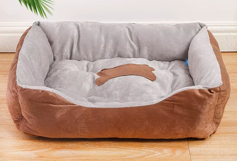 Cama Ecoamigable con Fondo de Diseño de Hueso