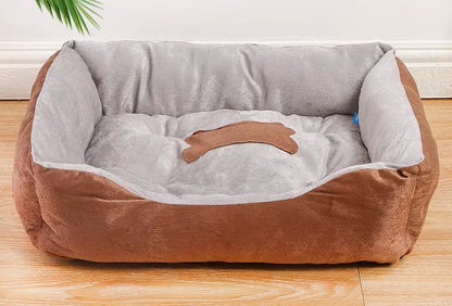 Cama Ecoamigable con Fondo de Diseño de Hueso