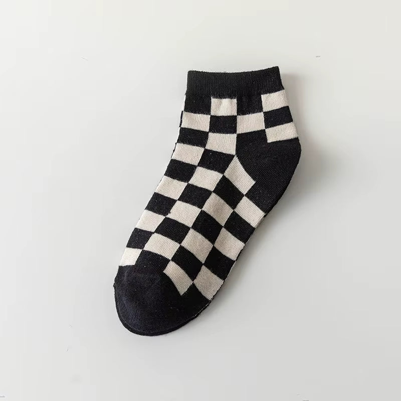 Medias con Diseño de Tablero de Ajedrez